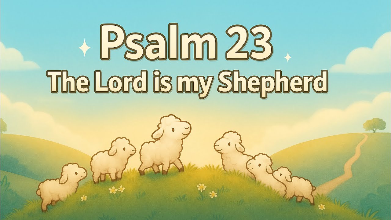 The Lord Is My Shepherd | Psalm 23 Scripture Song for Children - YouTube