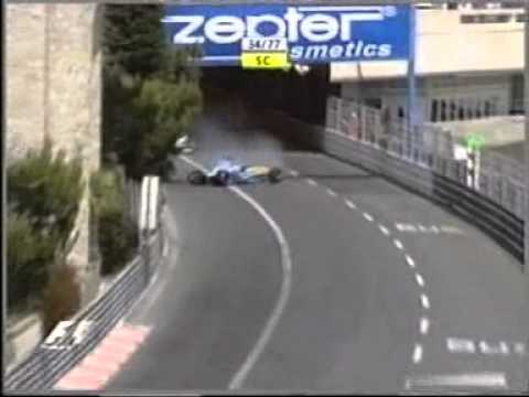 F1 2004 - Monaco Grand Prix - crash Fernando Alonso