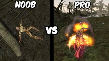 Morrowind Level 1 vs Level 100