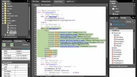 (Part 1) How To Build A Drop Down Menu Using Expression Web 3