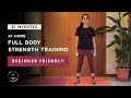 Full Body Strength Training at Home | Beginner Workout (21 Minutes)