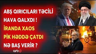 Son Dəqi̇qə İranda Eti̇razlarin Mi̇qyasi Artdi - Trampdan Sərt Xəbərdarliq - Nə Baş Veri̇r? Resimi