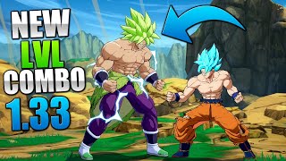 New LvL COMBO with DBS Broly is Cool New PATCH 1.33 Dbfz