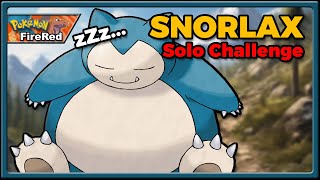 Snorlax Solo Challenge  Pokémon FireRed