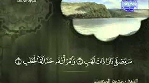 سورة المسد الشيخ محمد المحيسني