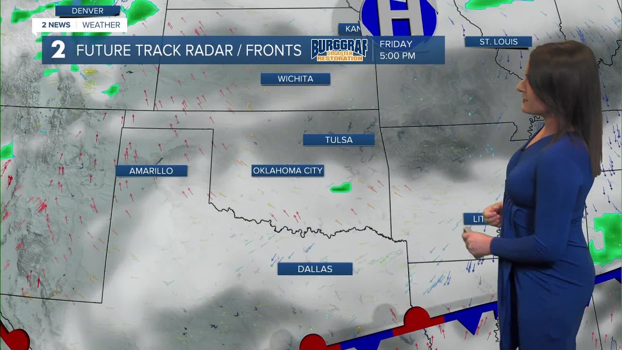 Much cooler air moving in - YouTube