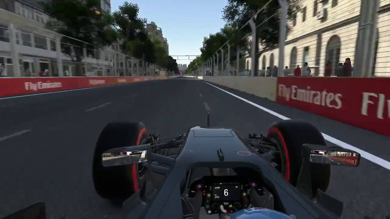F1 アゼルバイジャンgp マクラーレン ホンダでバクー市街地コースを走ってみる Youtube