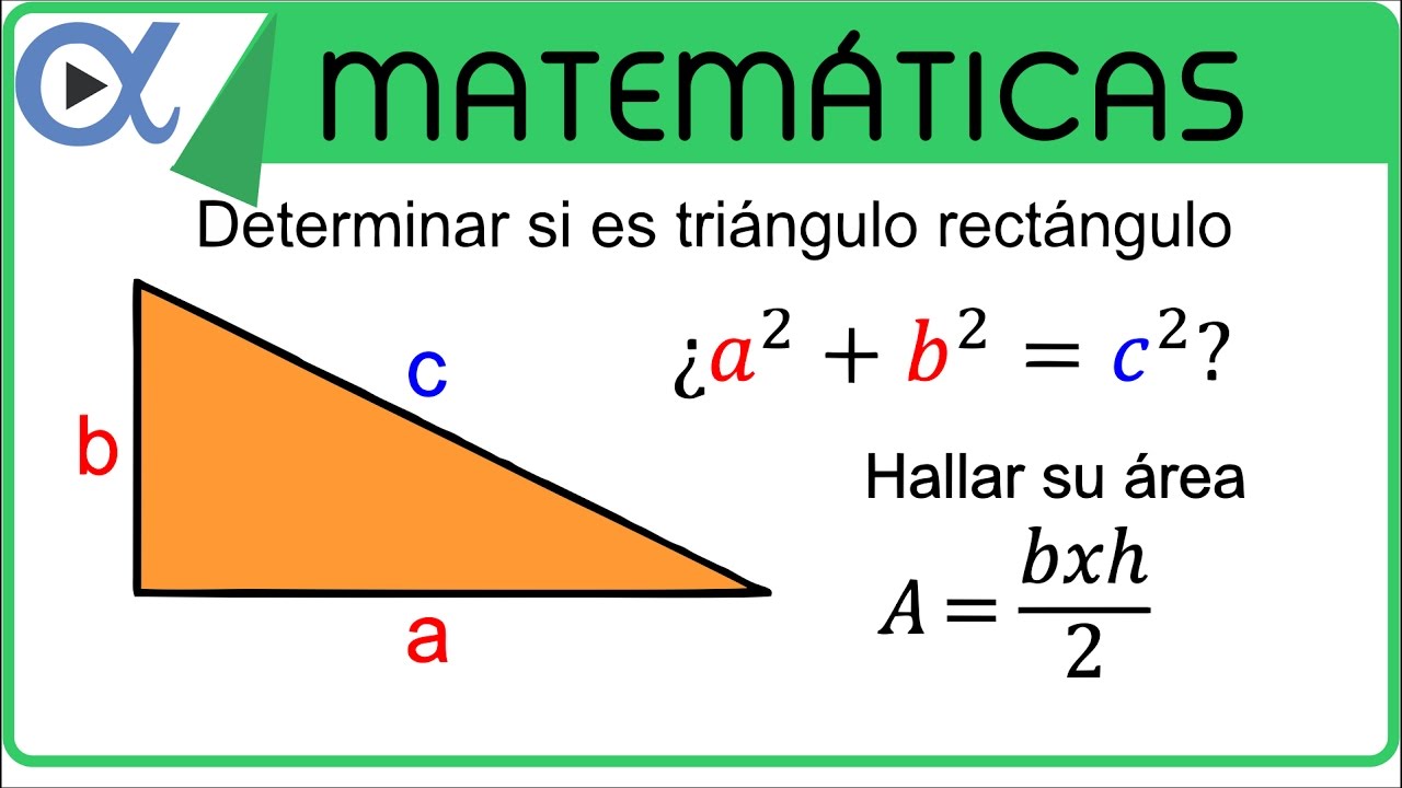 Demostrar Que El Triángulo De Vértices A B Y C Es Rectángulo Y