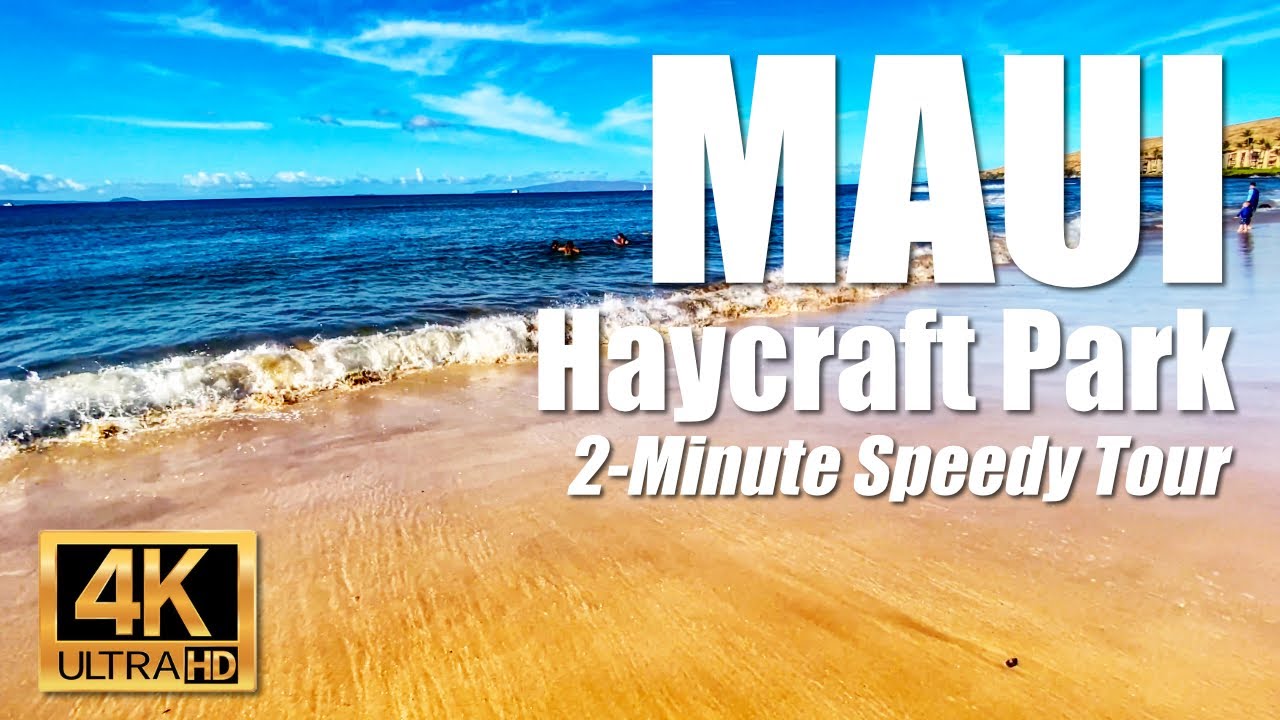 Haycraft Park, Ma'alaea, Maui, Hawaii Travel Tour Video with Hyperlapse 4k   4K