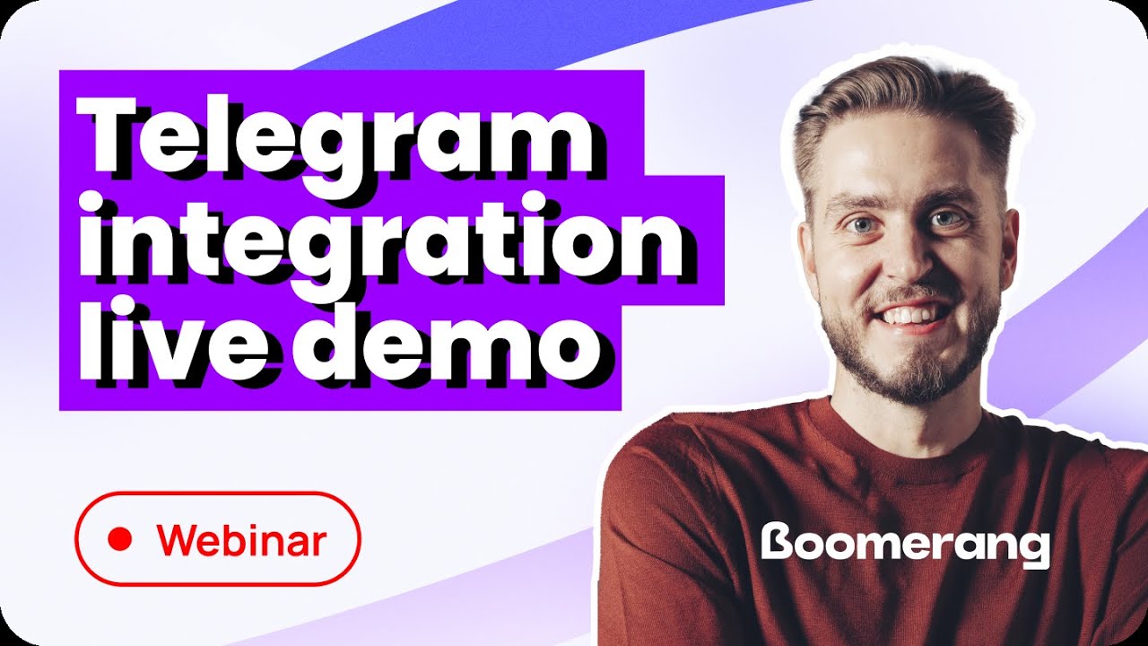 🔹Telegram + Boomerang Integration Live Demo - YouTube
