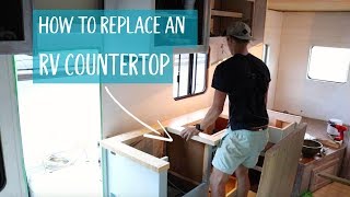 How to replace an RV countertop