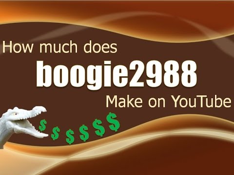 How much money does boogie2988 make on YouTube 2014 - YouTube