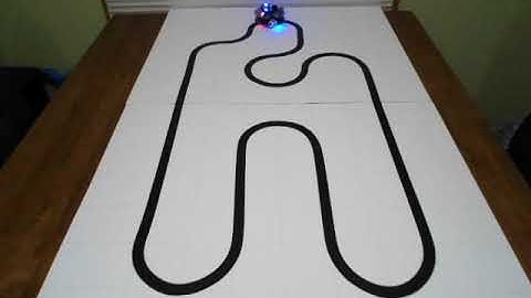 m3pi Line Following Robot with First-Hack "Bang-Bang" Controller