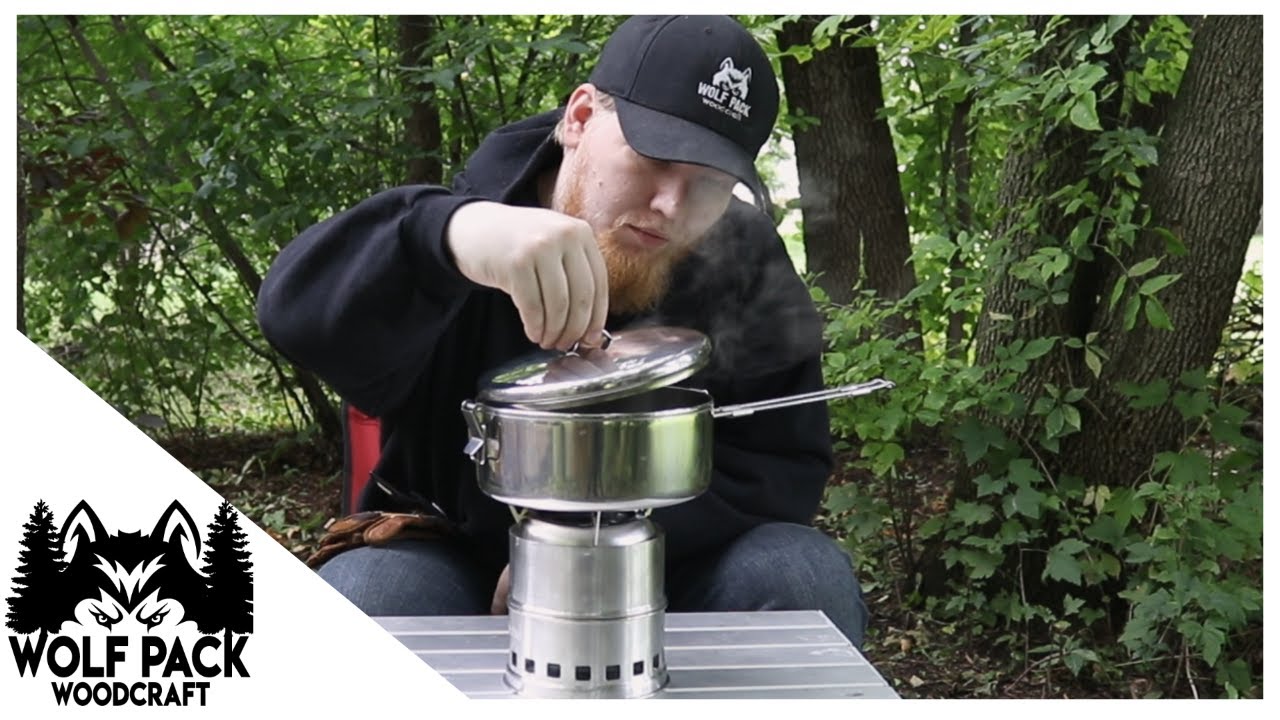 Inexpensive Wood and Alcohol Burning Stove YouTube