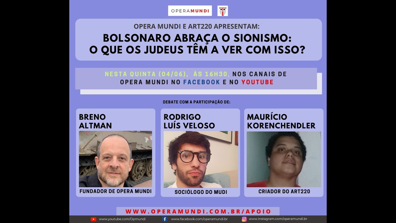 #AOVIVO #ESPECIAL - Bolsonaro abraça o sionismo: o que os judeus têm a ver com isso?