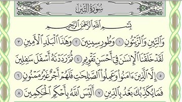 Surah At-Tin 95 سورة التين-Abdurahman