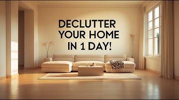How to Declutter Your Home in One Day (Fast & Easy!)