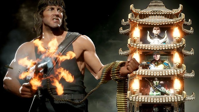 Novo trailer detalha gameplay de Rambo no MK 11