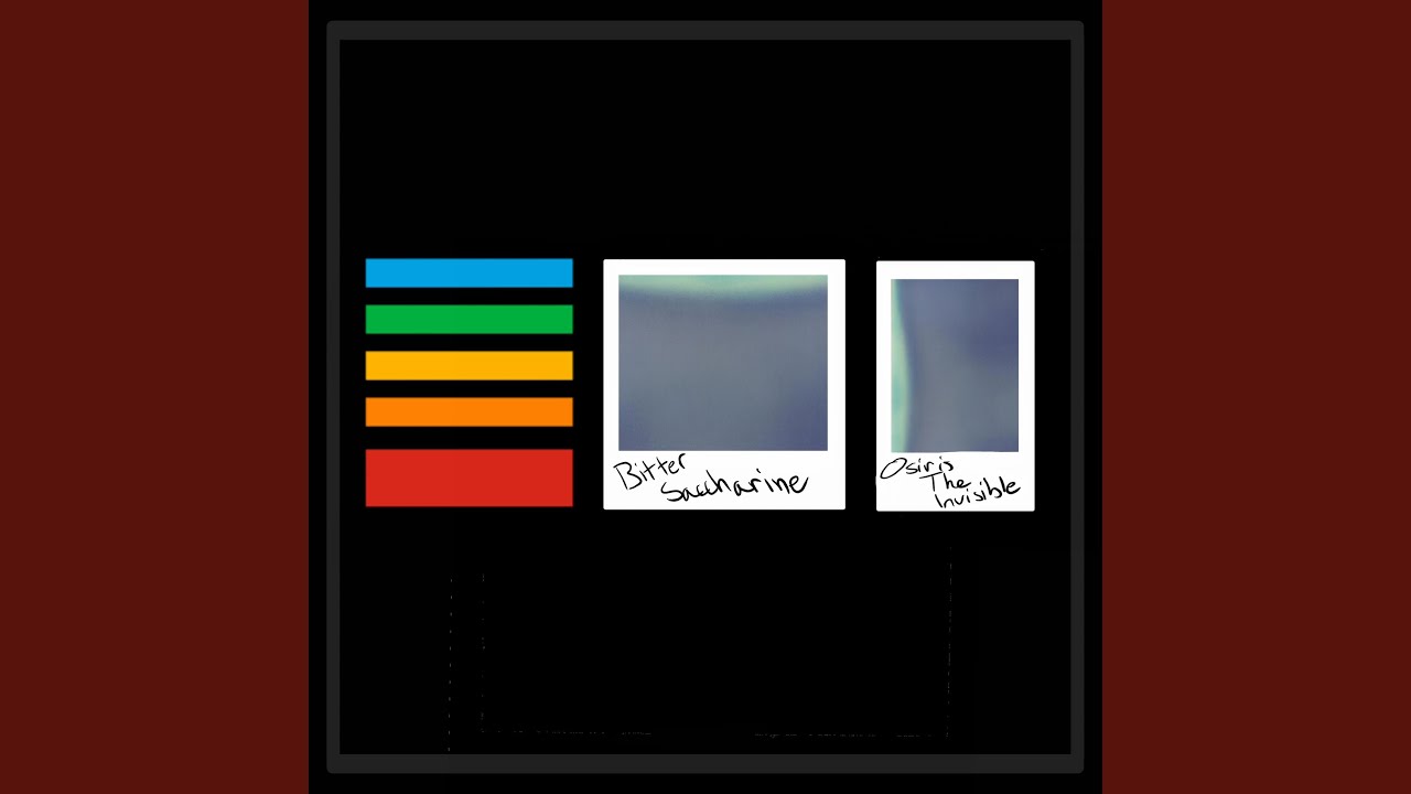 Bitter Saccharine YouTube