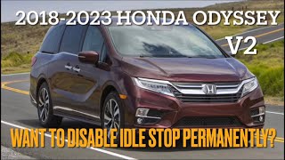 Idlestopper v2  Honda Odyssey 20182024 Turn OFF idle stop permanently!!