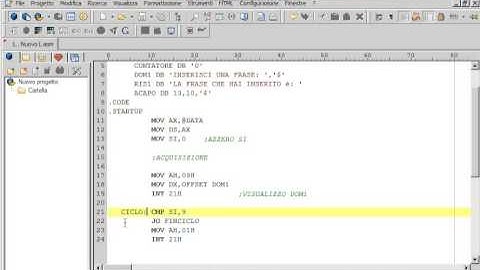 Tutorial 29 - Imparare Assembly (8086)