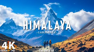 Himalaya 4K - Relaxing Music With Beautiful Natural Landscape - Amazing Nature