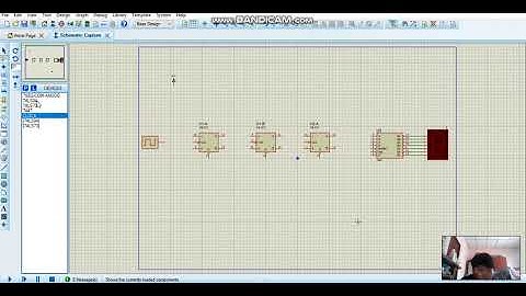ออกแบบวงจรนับขึ้น MOD4 Asynchronous Counter ใช้ Clock แสดงผลผ่าน 7-Segment