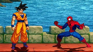Goku Vs. Spiderman X - Symbiote Spidey
