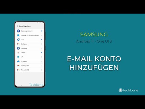 E-Mail Konto hinzufügen - Samsung [Android 11 - One UI 3]