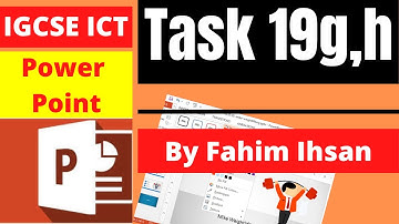 Task 19g,h adding videos to presentation