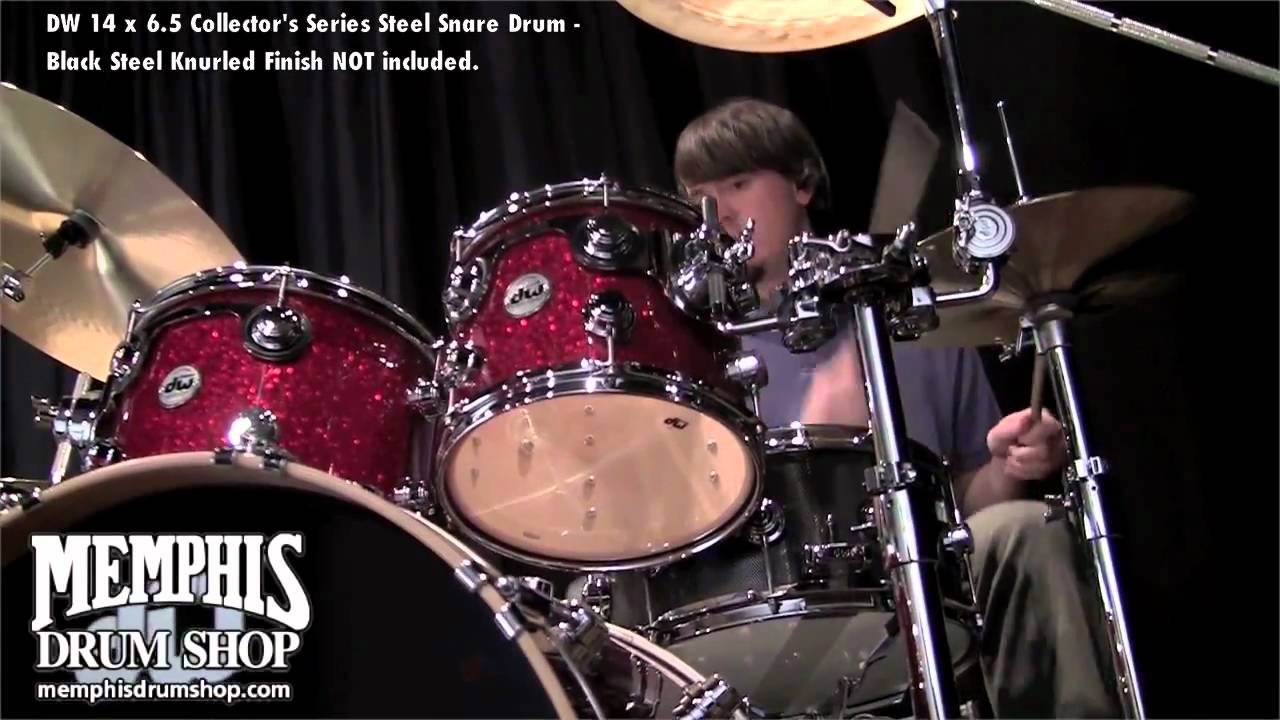 DW Collector's Series Maple Drum Set Ruby Glass YouTube