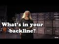 36  whats in your backline