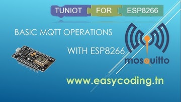 NodeMcu (ESP8266) Tutorial B-20:  Basic MQTT operation (Publlish subscribe)