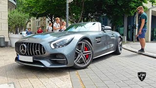 2018  Mercedes AMG GTC Roadsters in Germany! Exhaust SOUNDS!