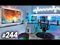 Room Tour Project 244  - DOPE Desk & Gaming Setups!