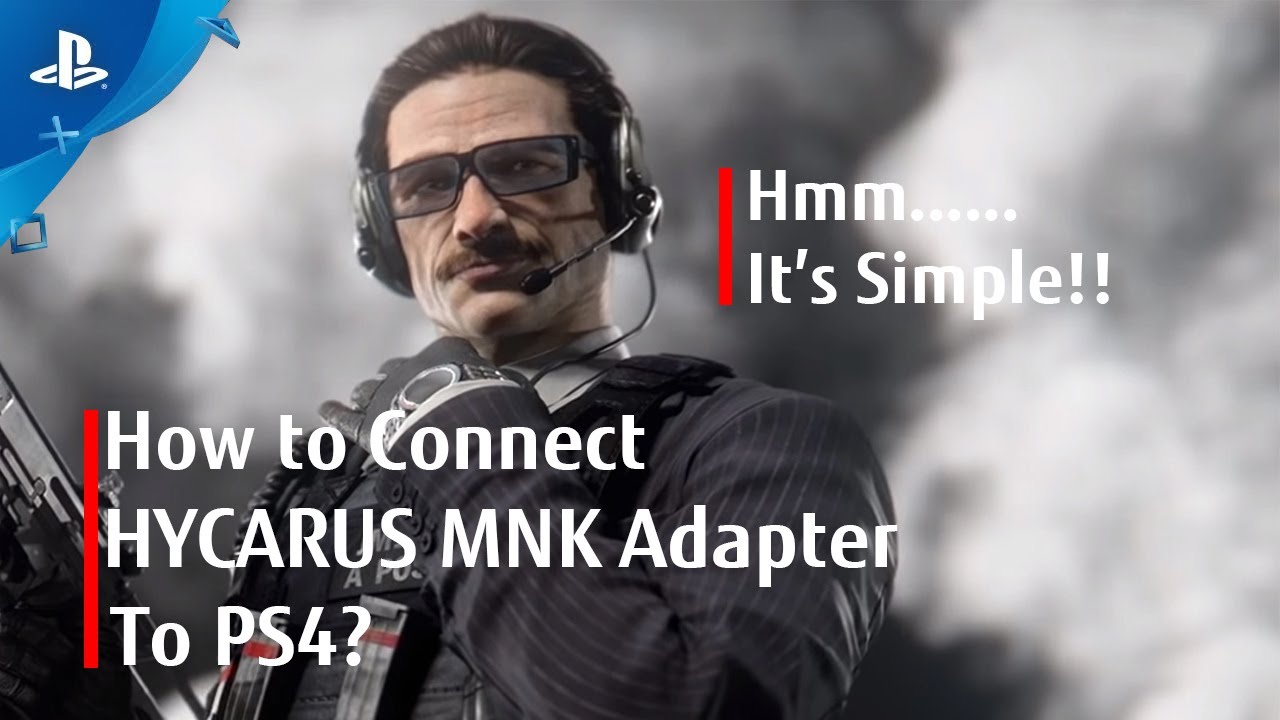 How to Connect HYCARUS MNK Adapter to the PS4 (This video only applies to  model of "HC-10140") - YouTube