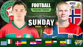 FOOTBALL PREDICTIONS TODAY O7 JUNE (SUNDAY) INTERNATIONAL FRIENDLY | GOLDEN PICKS PLUS Net Worth