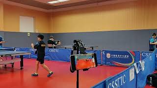 26Oct2025乒總盃 小組賽激戰 女單 港隊 朱成竹 VS 山東魯能 袁雪嬌 A