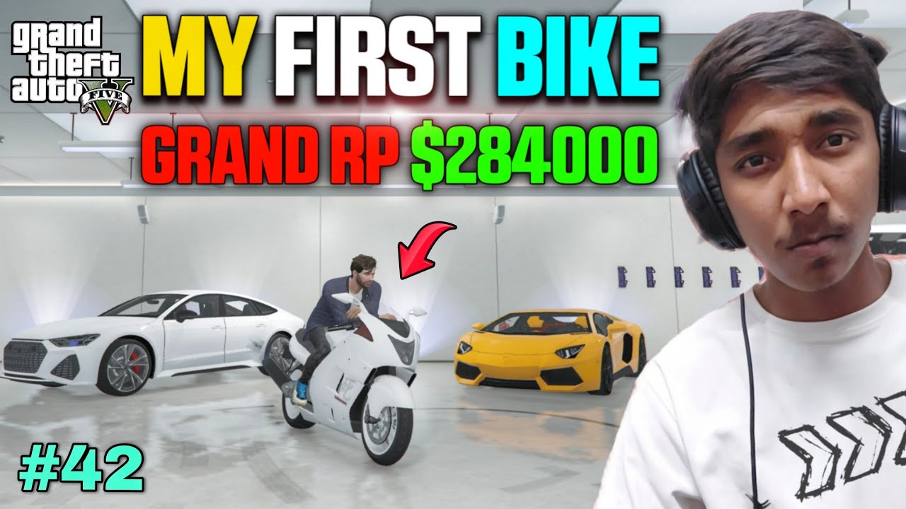 GTA 5 GRAND RP | I BOUGHT MY FIRST BIKE IN GRAND RP 🔥 - YouTube