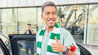 المهاجم البرازيلي فيرمينو في مقر النادي الاهلي بحضور الجماهير 💚🇧🇷🔥