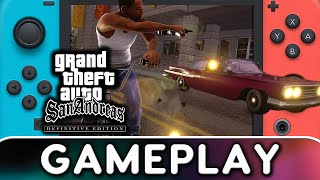 Grand Theft Auto San Andreas Definitive Edition - Nintendo Switch Gameplay  