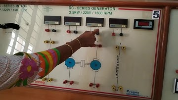 Experiment 8 -Field test on DC series machine part-1