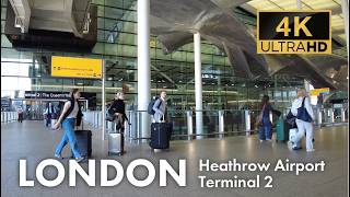 London Heathrow Airport (LHR) Terminal 2: Virtual Tour & Walkthrough 4K Vlog | 12 May 2026