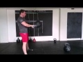 92kg kettlebell swings