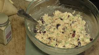 Toasted Almond Cranberry Chicken Salad