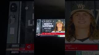Cincinnati Reds Selected Rhett Lowder In the 2023 MLB Draft