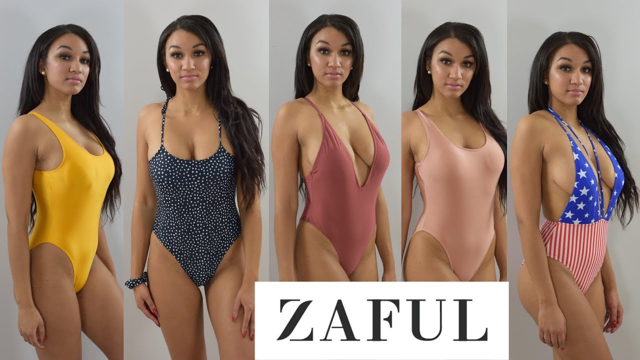 Zaful bikini haul try on by jaz argueta