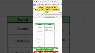 Image Formula in Excel By Short Trick ✅#excel #computer #education #exceltricks #shortsviral #shorts