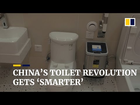 Coffee machines, facial recognition are features of China’s ‘smart’ public toilet revolution