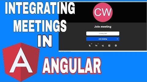 Zoom integration in ANGULAR (jitsi) | without NODEJS. #angular #nodejs #zoom #jitsi